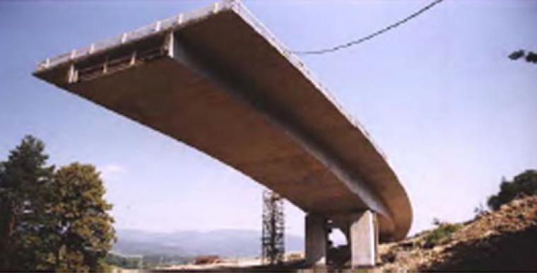Bridge In Milowka on express way S69